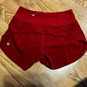 lululemon speed up shorts 2.5”